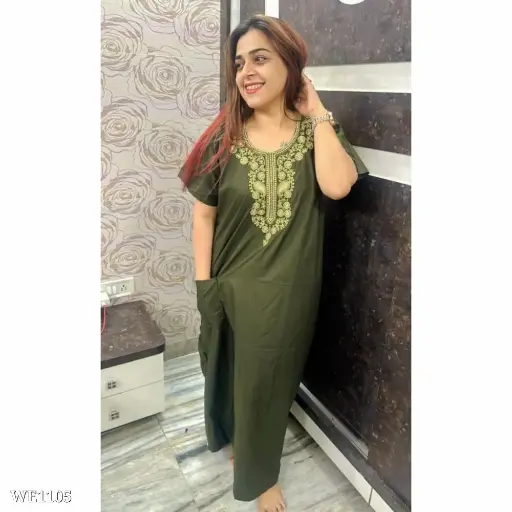 Embroidery Gown