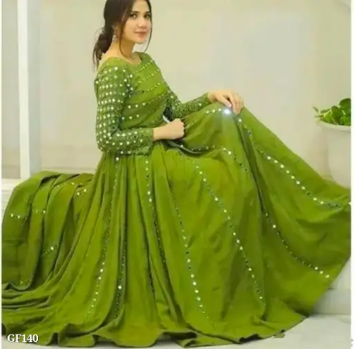 Mirror Work Gown